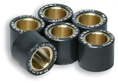 Immagine prodotto di Pesi per variatore Malossi, dimensioni 16 x 13 mm, peso 4,7 g, compatibili con Yamaha Aerox 50 dal 1999 in poi