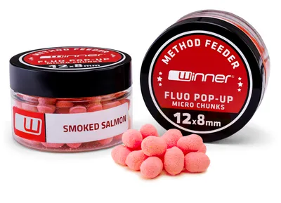 Obrázek produktu pro Method/Feeder Fluo Pop-Up Micro Chunks 20g Wędzony Łosoś