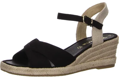 Image de Tamaris sandales, talon de plus de 35mm avec semelle en noir, taille 41