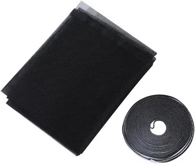 Obrázok produktu pre Ochranná sieť na okná, 3 ks, 150 x 200 cm, sieť proti hmyzu, čierna