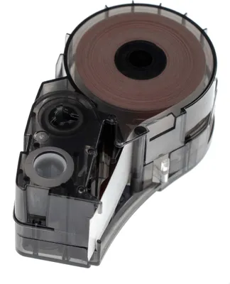 Produktbild von vhbw Schriftband-Kassette kompatibel mit Brady M210-LAB, M211 Etiketten-Drucker 6,4m x 19,05mm Schwarz auf Orange
