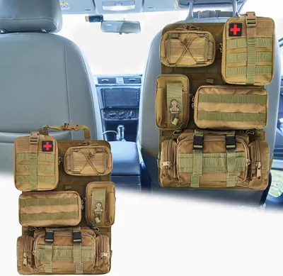 Produktbild von Taktischer Sitz-Organizer Molle-Panel für Autos