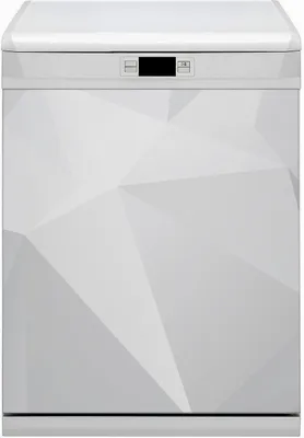 Produktbild von Magnet Folie für Geschirrspüler Küche Magnetmatte 60x80 cm  Nachbildung Geschirrspüle  - Abstraktion weiß