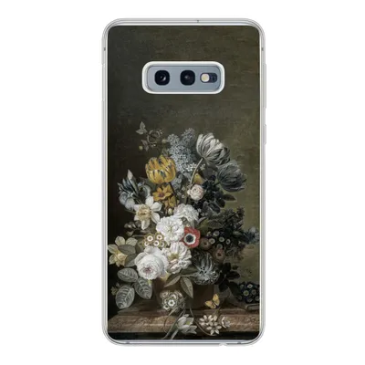 Produktbild von MuchoWow® Handyhülle Schutzhülle Hülle für Samsung Galaxy S10e Stilleben mit Blumen - Alte Meister - Malerei Silikon Softcase Handy Hülle - Handy