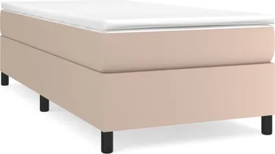Produktbild von vidaXL Boxspringbettgestell Cappuccino-Braun 90x200 cm Kunstleder