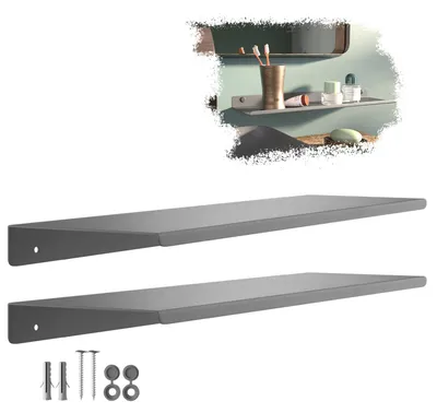 Produktbild von SOTECH Wandregal HOVER-V 450 x 130 x 30 mm anthrazit (2 Stück)