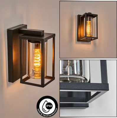Produktbild von Vibo Außenleuchte aus Metall/Glas in Schwarz