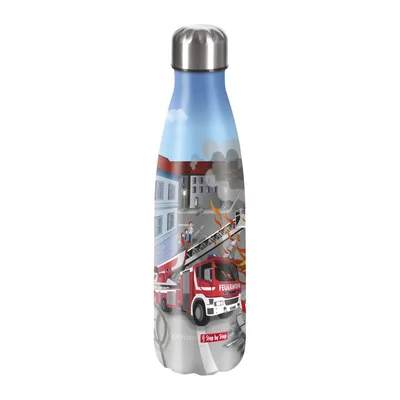Image de Step by Step bouteille d'eau Insulated Stainless Steel Drinking Bottle Fire Engine Brandon multicolore