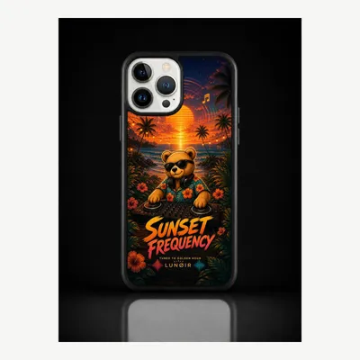 Produktbild von iPhone 13 Pro Max Hülle Handyhülle Schutzhülle Case mit Sonnenuntergang Motiv – LUNØIR ©