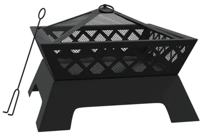 Obrázek produktu pro vidaXL Miska na oheň s pokrem 50 cm XXL Ocel