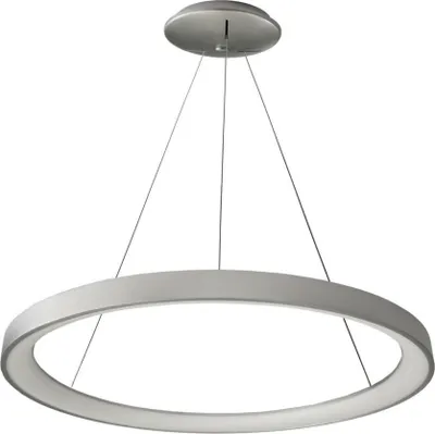 Immagine prodotto di Light Impressions Deko-Light apparecchio a sospensione Merope 600 mm, 42,0 W, 3000/4000 K, Argento 220-240V AC/50-60Hz 42,00 W 3000/4000 K 3200 lm argento 342195