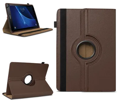 Produktbild von Schutzhülle für Samsung Galaxy Tab A6 10.1 2016 2019 Tablet Hülle Tasche DrehbarFarben:Braun