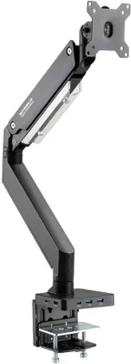 Produktbild von SpeaKa Professional Monitor-Tischhalterung SP-MM-810 1 Display(s) 43,2 cm (17) - 88,9 cm (35) Matt Schwarz Schwenkbar