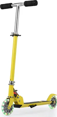 Immagine prodotto di COSTWAY Monopattino per bambini con ruote LED, monopattino per bambini dai 4 anni in su, 70 kg, monopattino urbano regolabile in altezza, monopattino a spinta per bambini, per ragazzi e ragazze