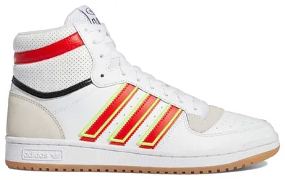 Image de adidas Top Ten RB, blanc, rouge, jaune solaire, semelle gomme - Taille EU 42