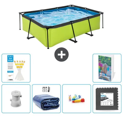 Obrázek produktu pro Exit Pool obdélníkový – 220 × 150 × 65 cm – 7dílný S177