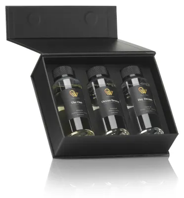 Zdjęcie produktu dla Pip & Wells zestaw olejków zapachowych The One, Day Dream i Ocean Breeze, 3 x 120 ml