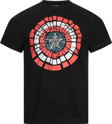 Immagine prodotto di M|Captain America Shield Marvel Comic Shield Maglietta Herren FBMTS308BLK