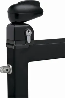 Image de Serrure Twist pour portillon de piscine LOCINOX - noir ral 9005 - TWIST 40 9005
