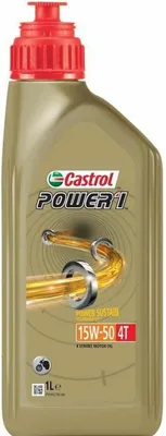 Produktbild von Castrol Power 1 4T 15W-50, 1 l, 15W-50, Sommer/Winter, Motorrad, Benzin, -33 °C