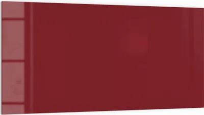 Produktbild von DEQORI Küchenrückwand Glas 100x50 cm 'Dunkelrot' Spritzschutz Bad Rückwand Küche
