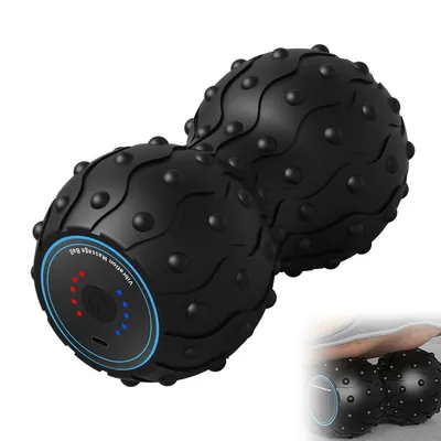 Produktbild von Massageball Faszienball, 5 Geschwindigkeiten, wiederaufladbar, Fitness & Therapie, Muskellockerung, Sportgerät