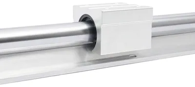 Obrázek produktu pro SBR25 – Sada lineárních vedení 1000 mm – ložiskový blok – nerezová ocel – předvrtané otvory – pro 3D tiskárny a CNC – bílá