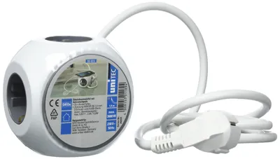 Produktbild von UNITEC Mehrfachsteckdose | 3 Schuko-Steckdosen | 3 USB Anschlüsse | Steckdosenle