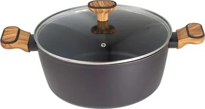 Image de BERGNER Casserole MULTICLAD 28 cm Gris Anthracite avec Couvercle