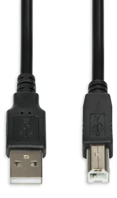 Image de iBox IKU2D Câble USB 1,8 m USB 2.0 USB A USB B Noir (IKU2D18)