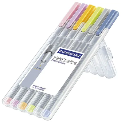 Produktbild von Staedtler 334 SB6CS1, Blau, Grün, Grau, Orange