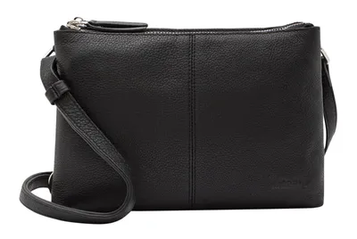 Produktbild von L.CREDI Leder Umhängetasche Monika Crossbody Bag Black schwarz