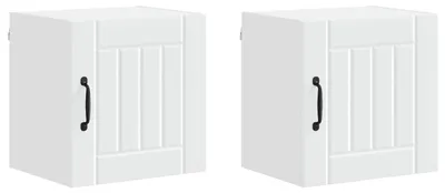 Produktbild von Set aus 2 Wandregalen für Küche und Esszimmer, weiß