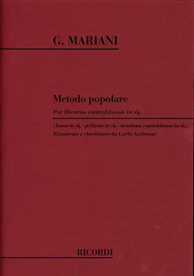 Produktbild von G. Mariani Metodo Popolare Band Music