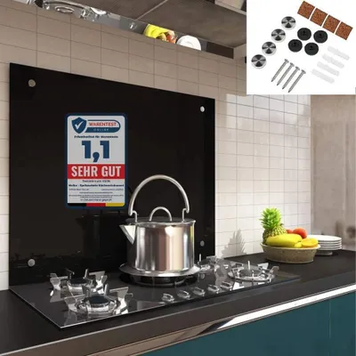 Productafbeelding van Spatwand van Veiligheidsglas voor Keuken, 90 x 60 cm