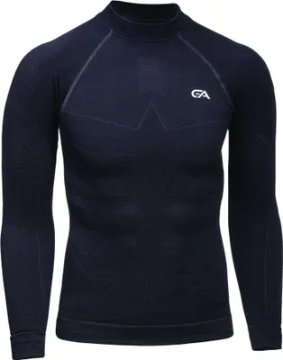 Produktbild von Gatta Acitve, Merino Langarmshirt Herren, Thermoshirt Männer, WOOL01 Schwarz, XXL