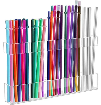 Produktbild von Wiederverwendbarer Acryl-Röhrchenhalter mit doppelseitigem Klebstoff