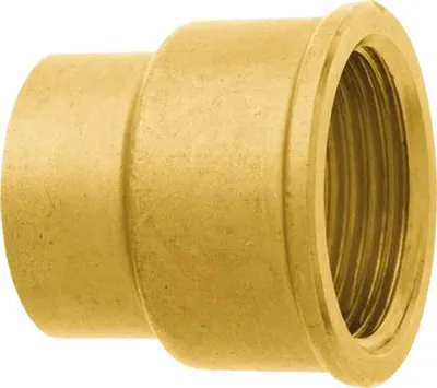Produktbild von GEKA Reduziermuffe Messing Innengewinde 25 mm (1) x 19 mm (3/4")"