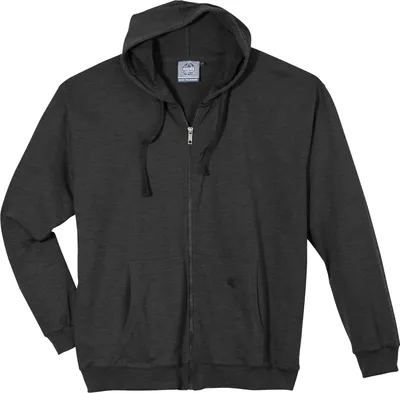 Produktbild von Ahorn XXL Kapuzen-Sweatjacke anthrazit melange