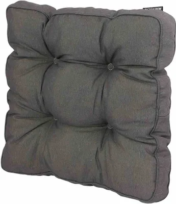 Produktbild von Sitzkissen >Panama< in grau, 50% Baumwolle, 45% Polyester - 47x6x47cm (BxHxT)