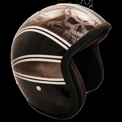Produktbild von Motorradhelm Jet Evo Halfmoon S aus Fiberglas mit leichter, kleiner Helmschale