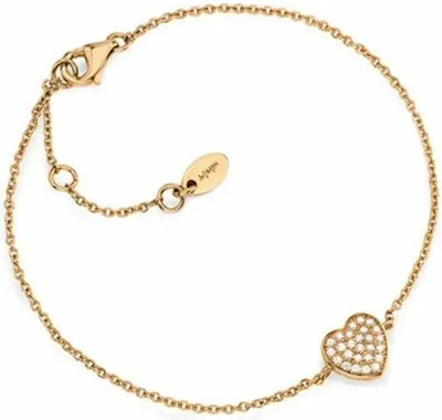 Produktbild von Original gold-plated bracelet with Love BRHR zircons