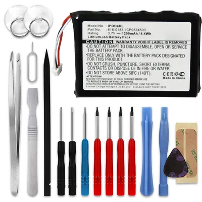 Produktbild von subtel Akku kompatibel mit Apple iPod 4 Gen. (Photo) - A1099, ICP0534500