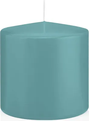 Produktbild von Stumpenkerzen in RAL-Qualität Türkis Ø 98 x 100 mm, 6 Stück