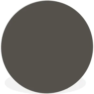 Produktbild von MuchoWow® Rundes Wandbild - Runde Bilder Grau - Farben - Einfarbig Ø 90 cm Kreis Wanddekoration Kunststoff - Wandkreis - Wandschmuck - Wand-Kreis - Wohnzimmer - Bild - Runde - Wanddeko - Dibond - Kunstdrucke