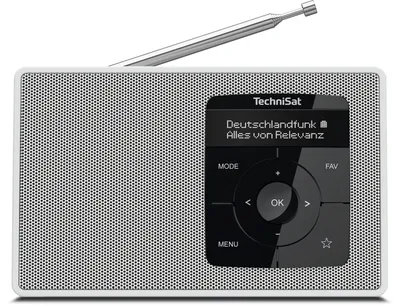 Zdjęcie produktu dla TechniSat DIGITRADIO 2, Przenośny, Cyfrowy, DAB+, FM, 87,5 - 108 MHz, 174 - 240 MHz, PLL