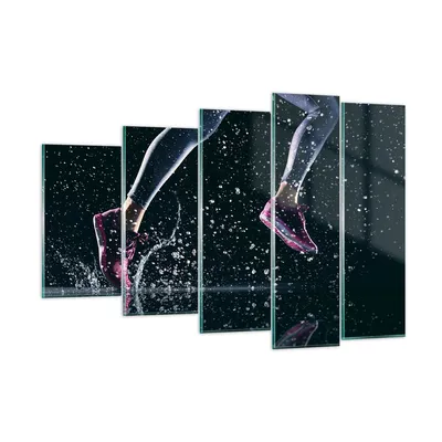 Produktbild von Bilder auf glas - Laufen Lifestyle Leichtathletik Schuhe - 150x100cm - Glasbilder - Wandbilder - Kunstdruck - Wanddekoration aus Glas - Glas Bilder - Wandbild auf Glas - GEG150x100-2900