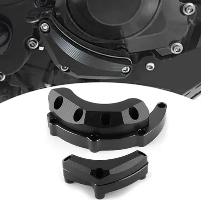 Productafbeelding van Zwarte motorbeschermers, valbeschermers voor de motor, geschikt voor Yamaha MT-09, FJ-09, XSR900