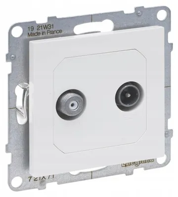 Produktbild von Legrand Suno Antennendose TV-SAT Enddose Weiß Unterputz