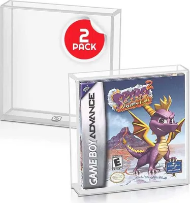 Immagine prodotto di Akrilowe Etui 2-Pak na Gry Gameboy/Gameboy Advance - Ochrona kolekcji